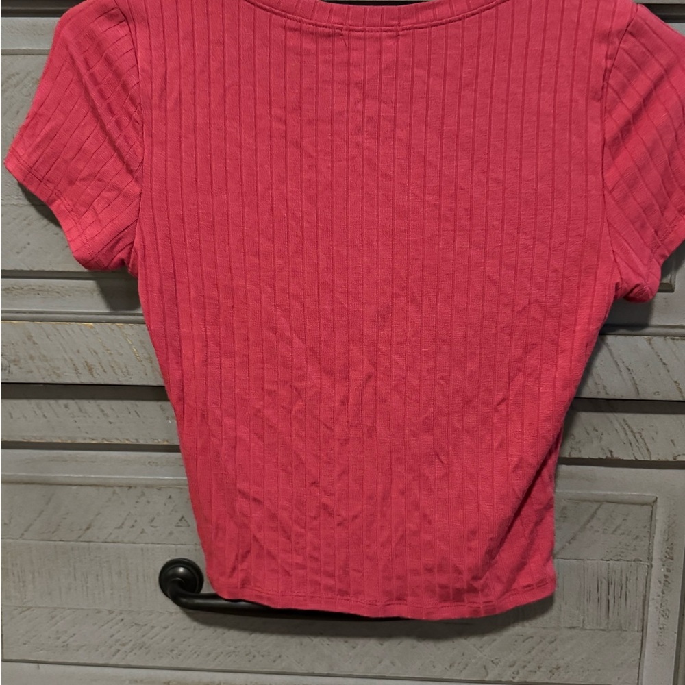 Bozzolo Women's Raspberry Crop Top - Picture 3 of 4